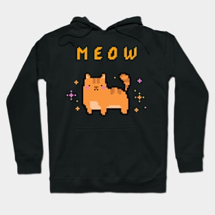 Retro 8-bit Cat Hoodie